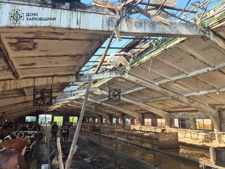 Rashists shelled an agricultural enterprise in Kharkiv region