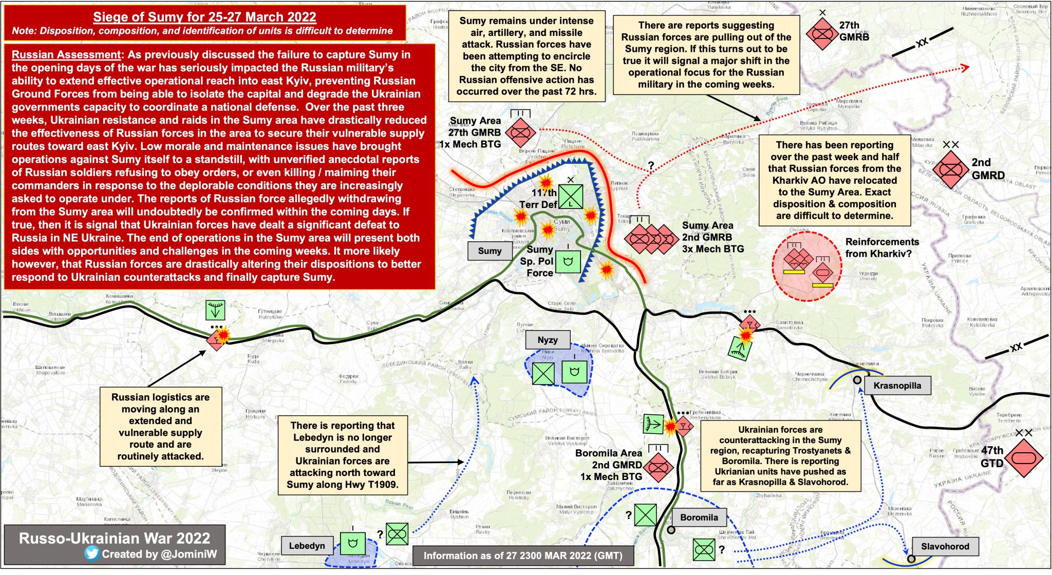 Russian Forces in Sumy: Strategy or Reorganization?