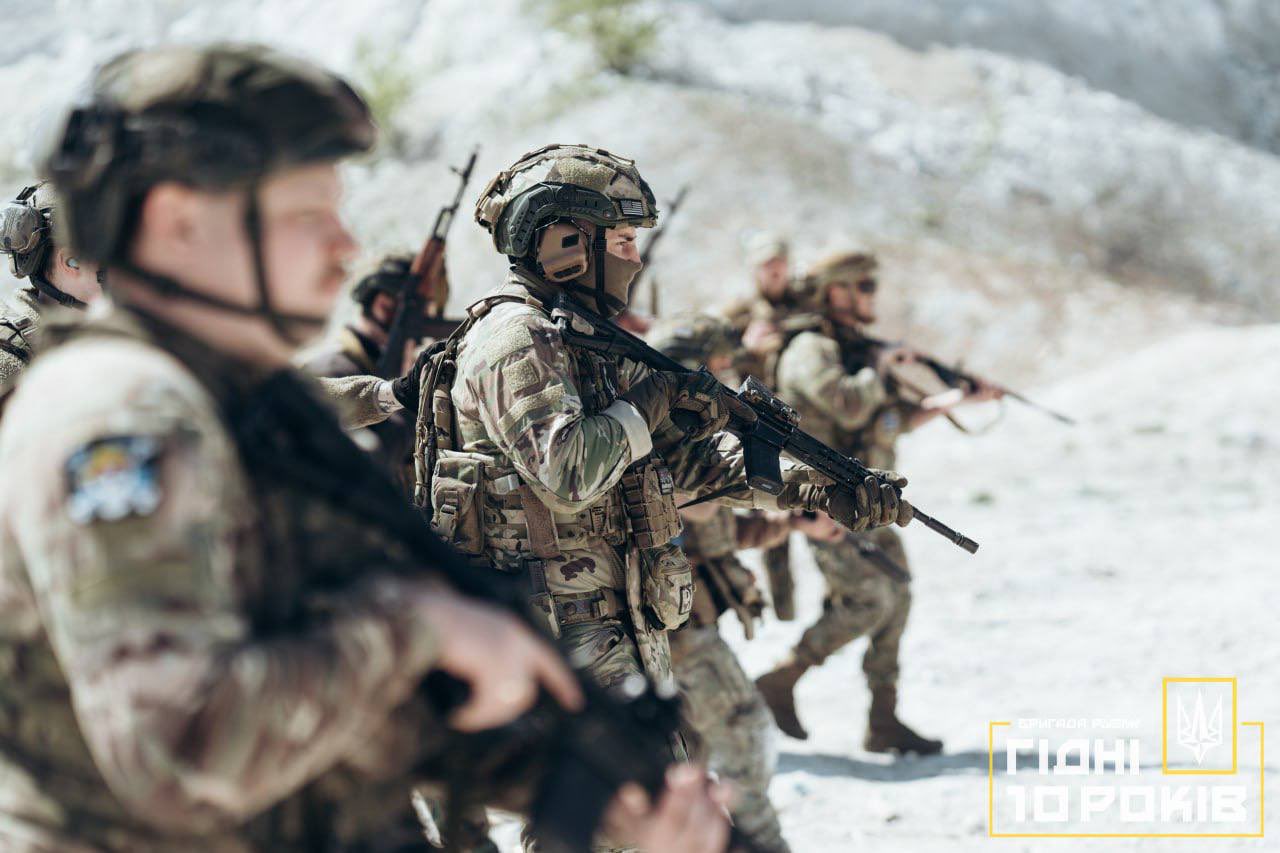 Good morning from Ukraine with Rubizh Brigade