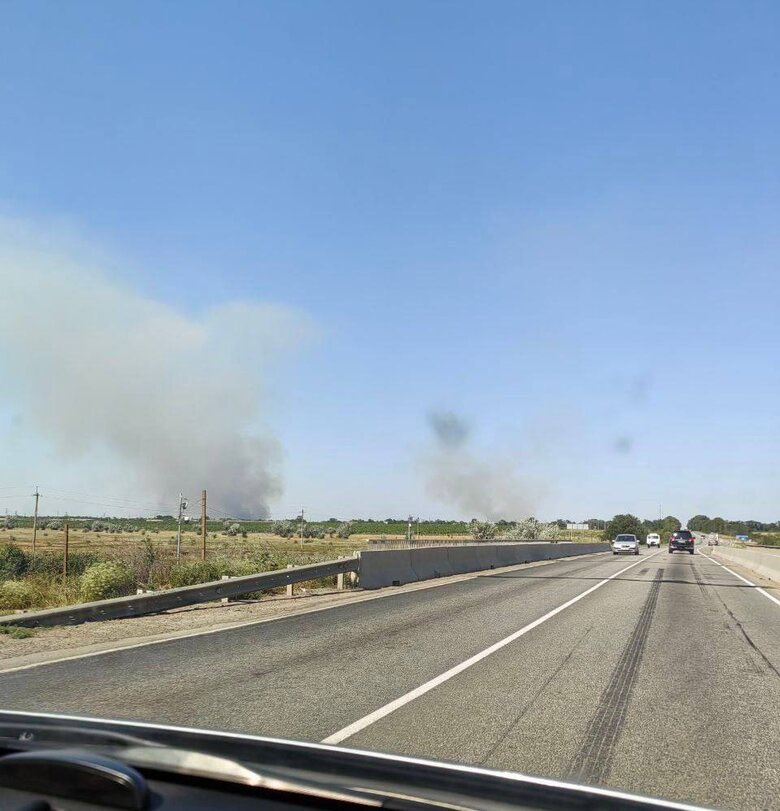 Explosions in occupied Melitopol: fire at the airfield