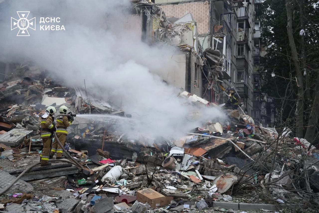 Russia’s Overnight Drone Attack on Kyiv Kills 7 Civilians