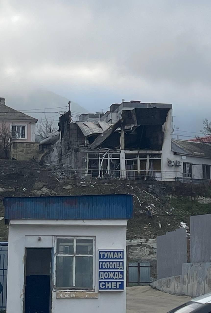 Photos of damage in Novosibirsk from air defense