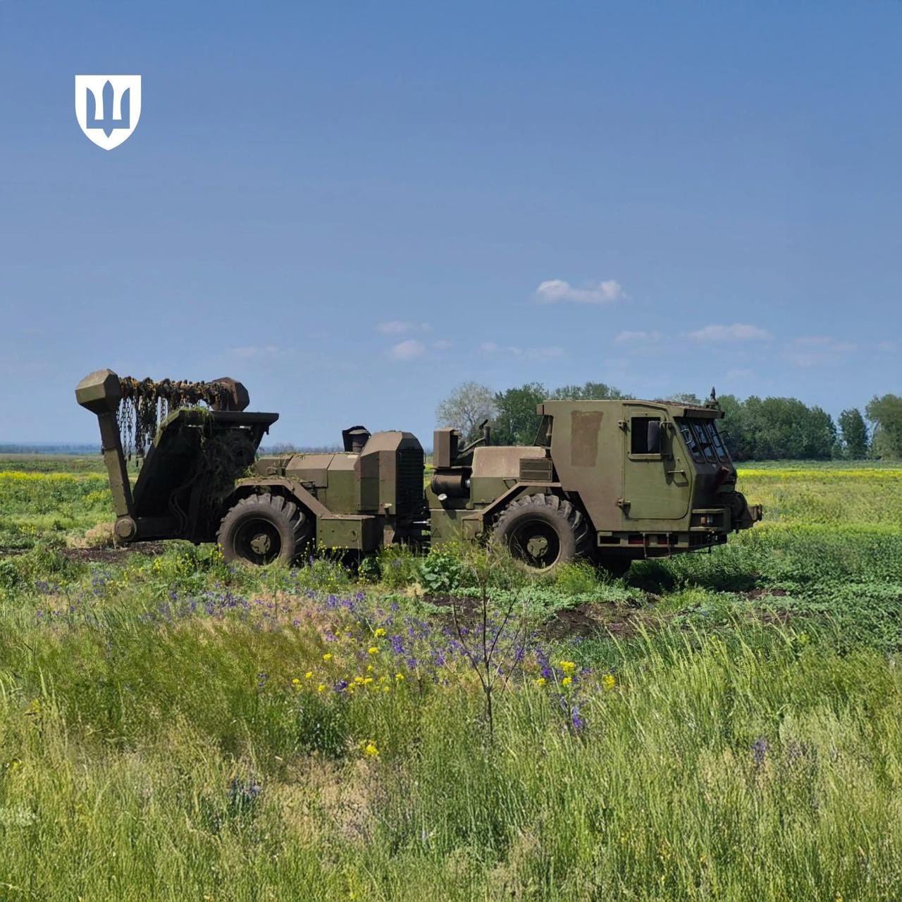 Danish Hydrema Demining Machine Clears 560 Hectares in Kharkiv