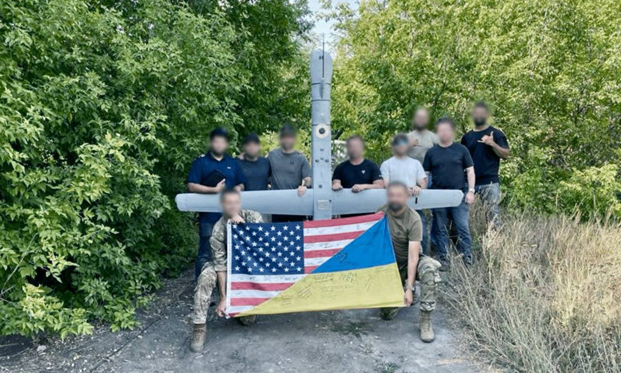First photo of US MQ-35a V-BAT UAV in Ukraine