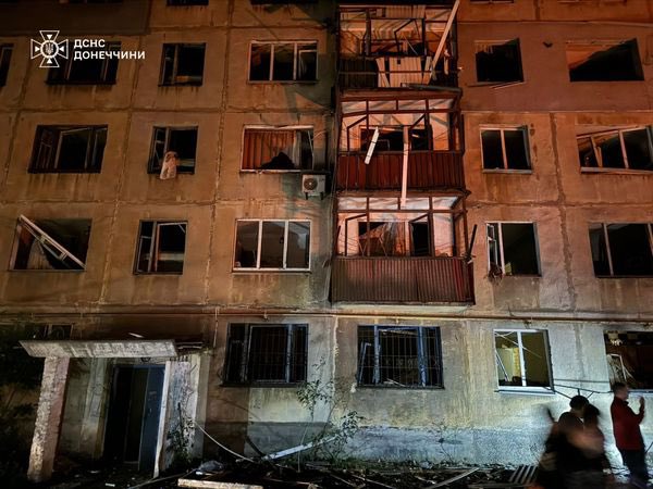 Night strike hits Selydove, injures 7