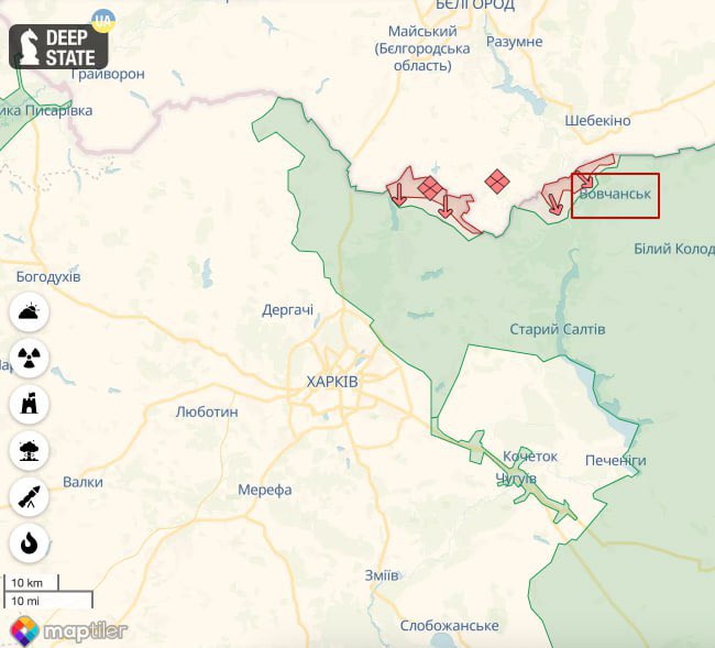 BREAKING Street battles in Vovchansk, Kharkiv region