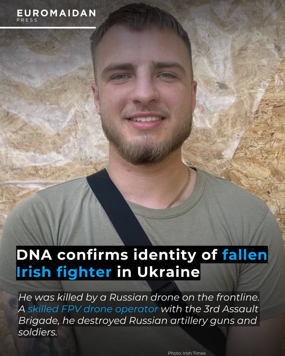 Irish fighter Alex Ryzhuk, killed by Russian drone, identified by DNA