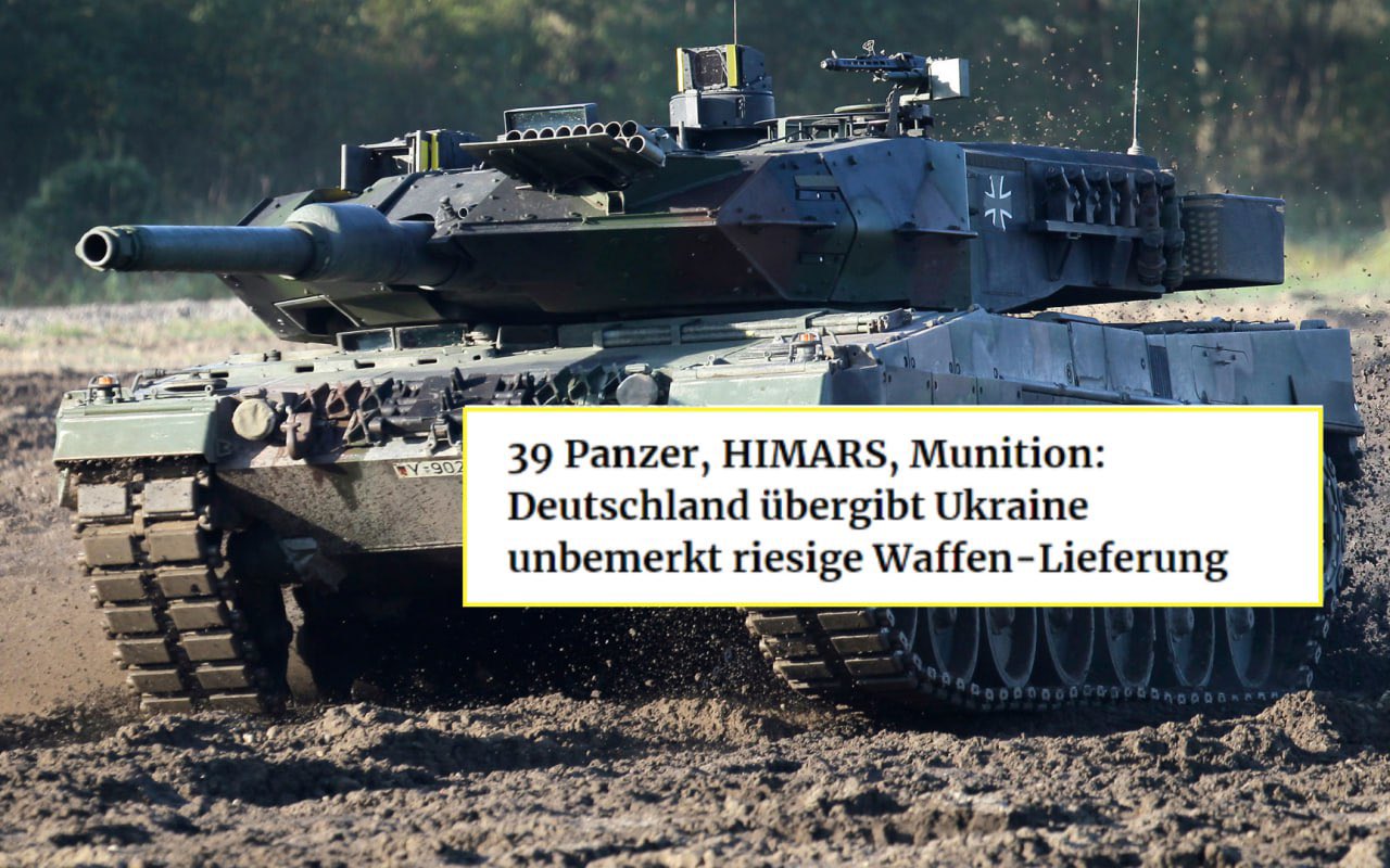 Germany delivers Leopard tanks, Marder, IRIS-T and HIMARS to Ukraine