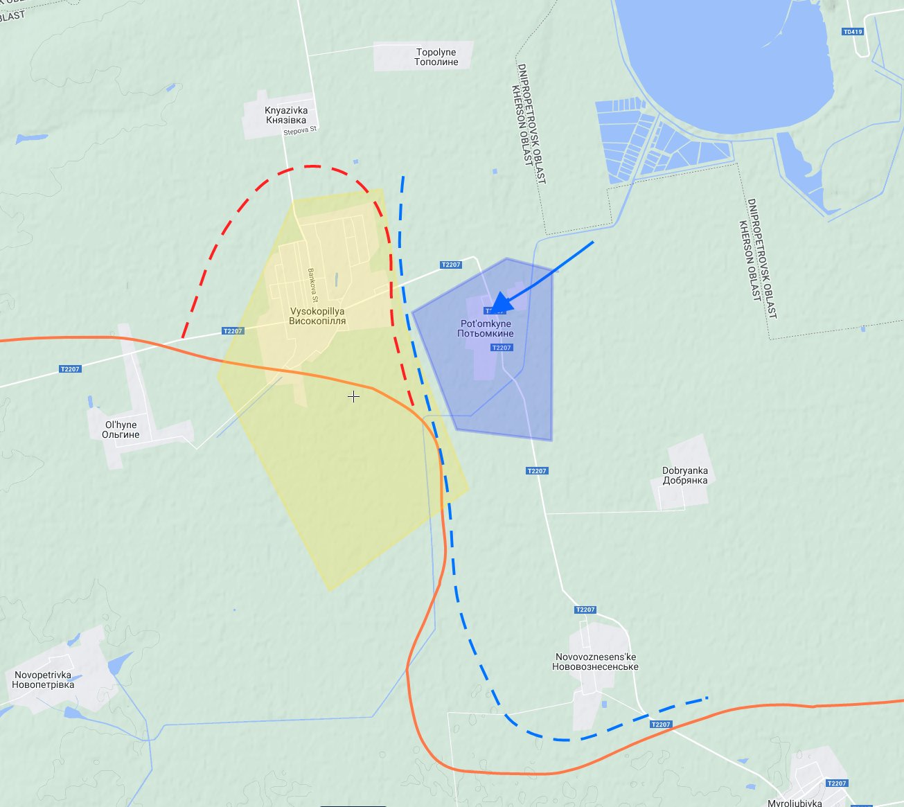 Pot’omkyne liberated by Ukrainian forces in northern Kherson