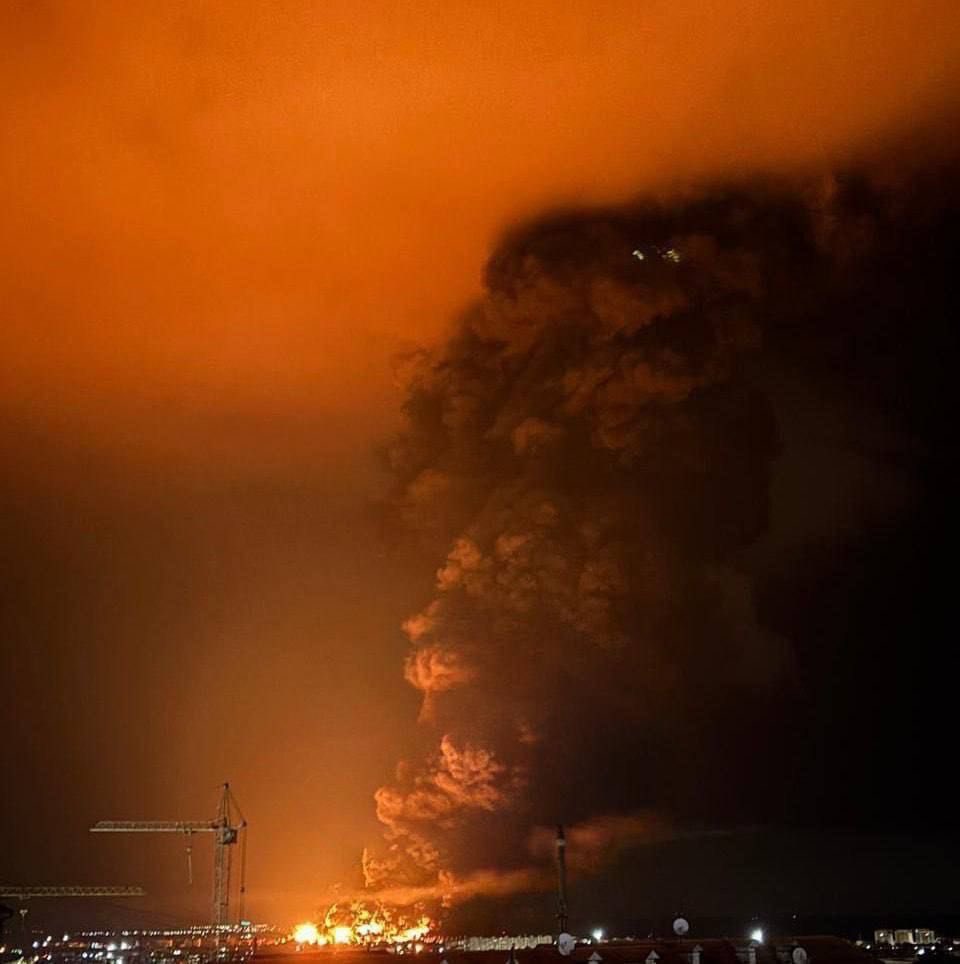 Ukrainian drones strike Feodosia oil terminal and power substations in Crimea