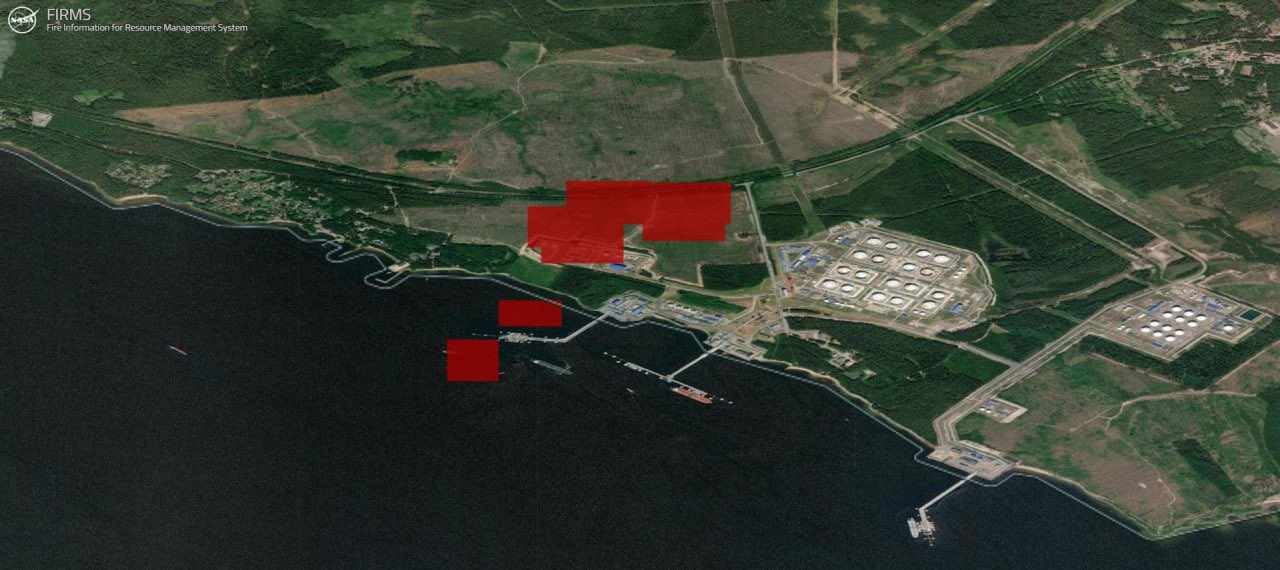 Ukraine strikes Russia’s largest Baltic oil port, fire confirmed