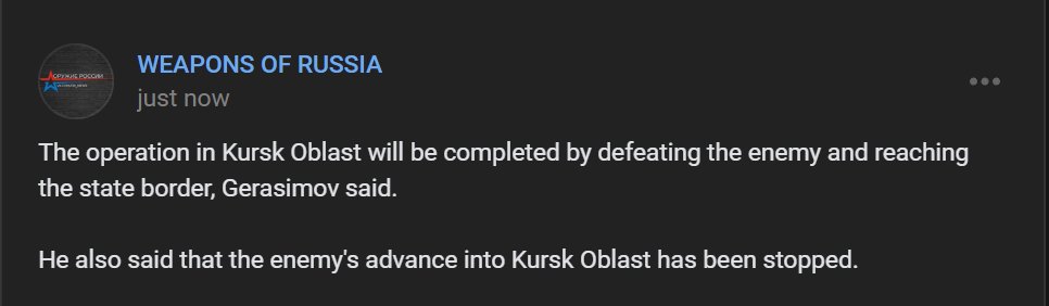 Gerasimov confirms UA advances in Kursk region
