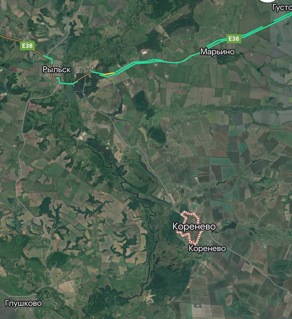Ukrainian troops enter Korenevo in Kursk region