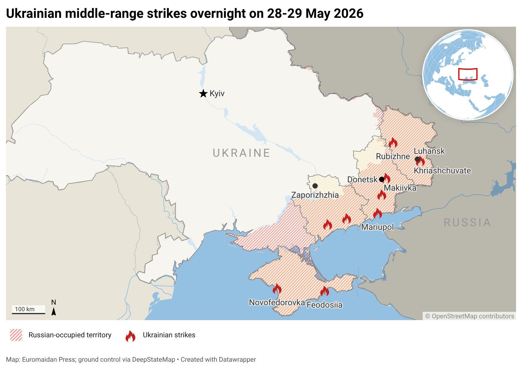 Ukraine drones strike 28 Russian air defenses in May