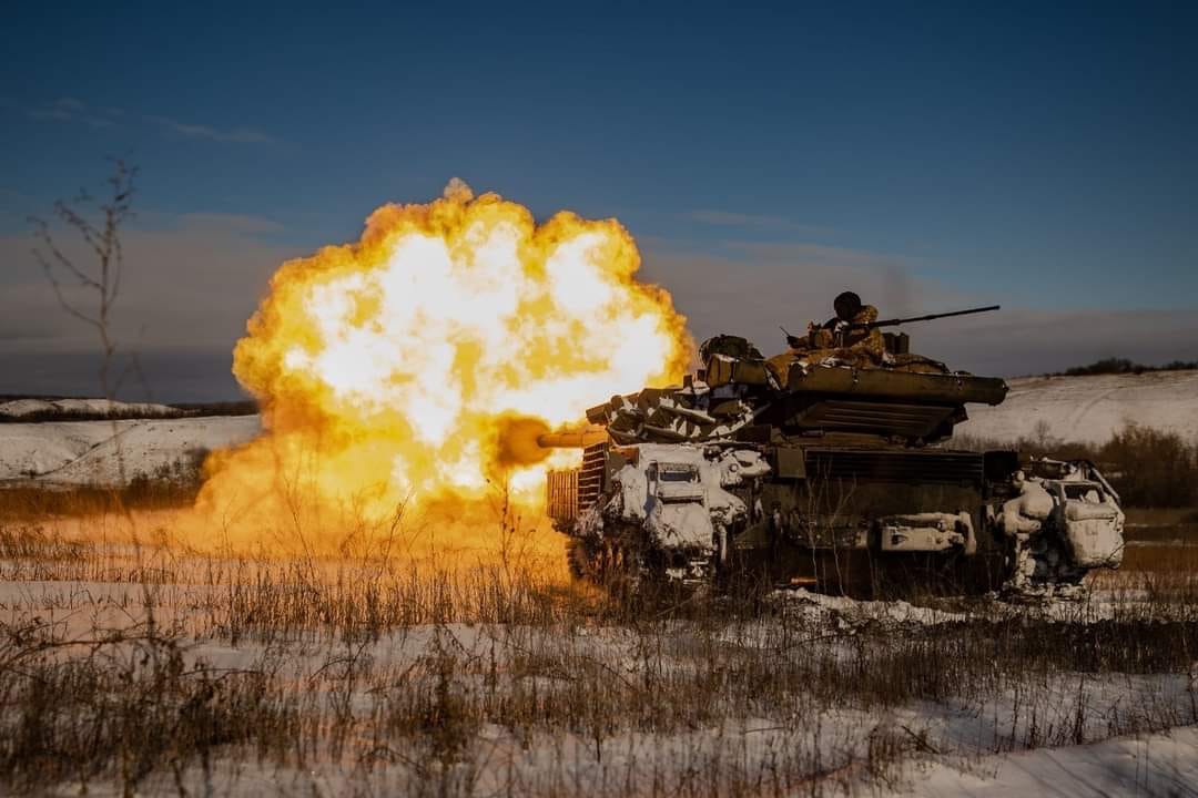 Fier Ukrainian resistance burns through winter cold