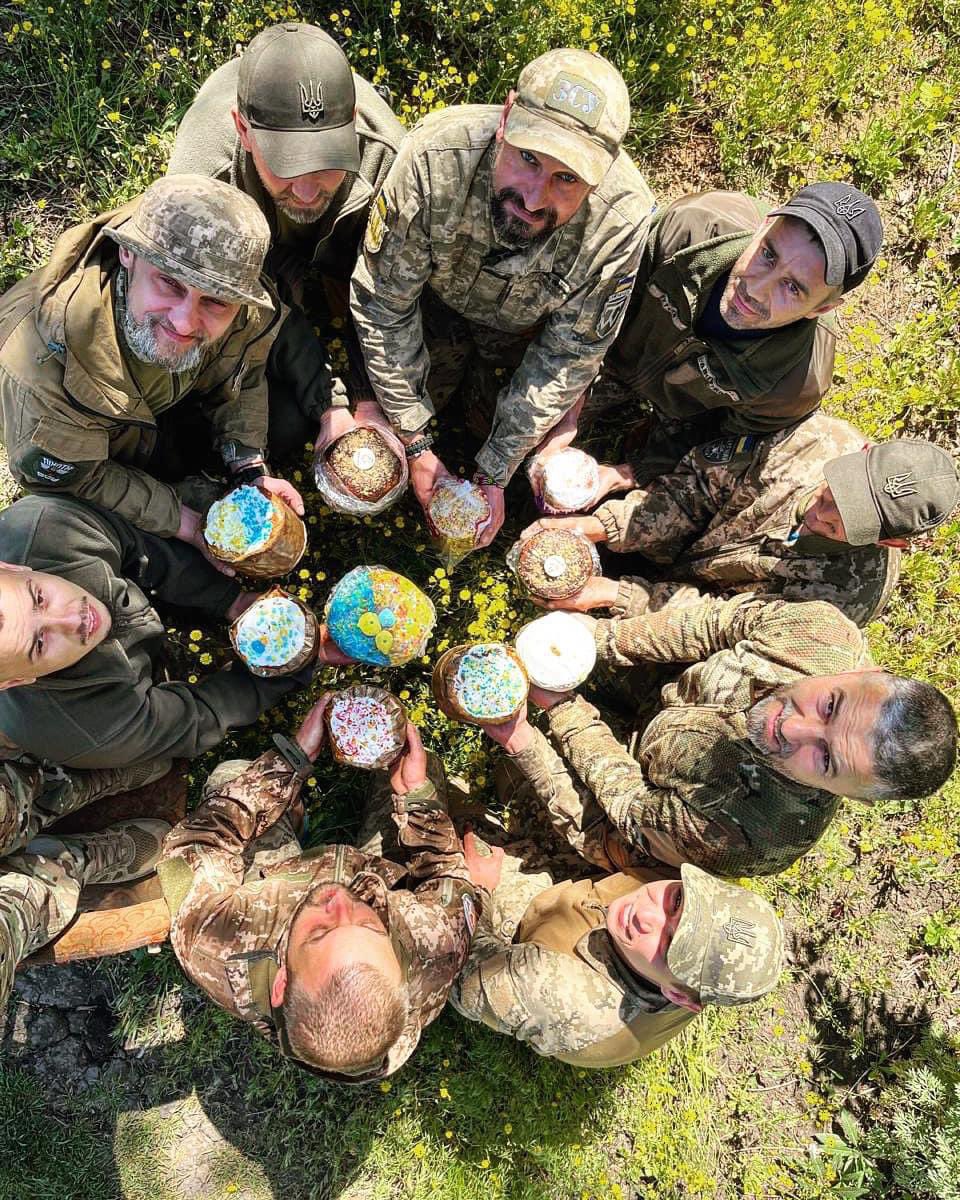 Happy Easter from Ukrainian defenders of 58 Motorized Brigade