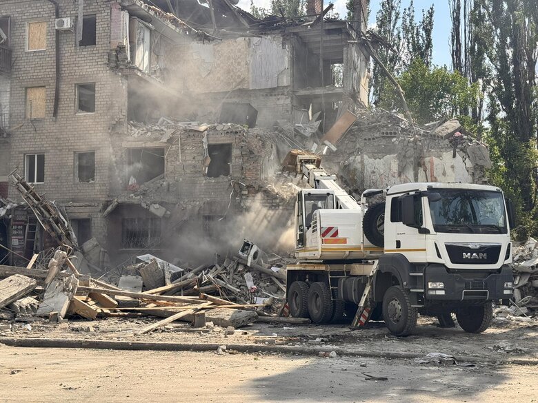 Russian strike on a building in Kramatorsk: death toll rises to 5