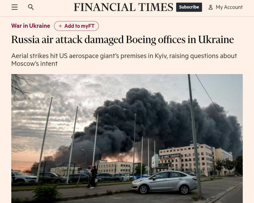 Russia strikes Boeing offices in Kyiv, damaging building, may anger Trump