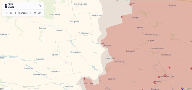 DeepState: Russian forces capture Shevchenko settlement in Donetsk region