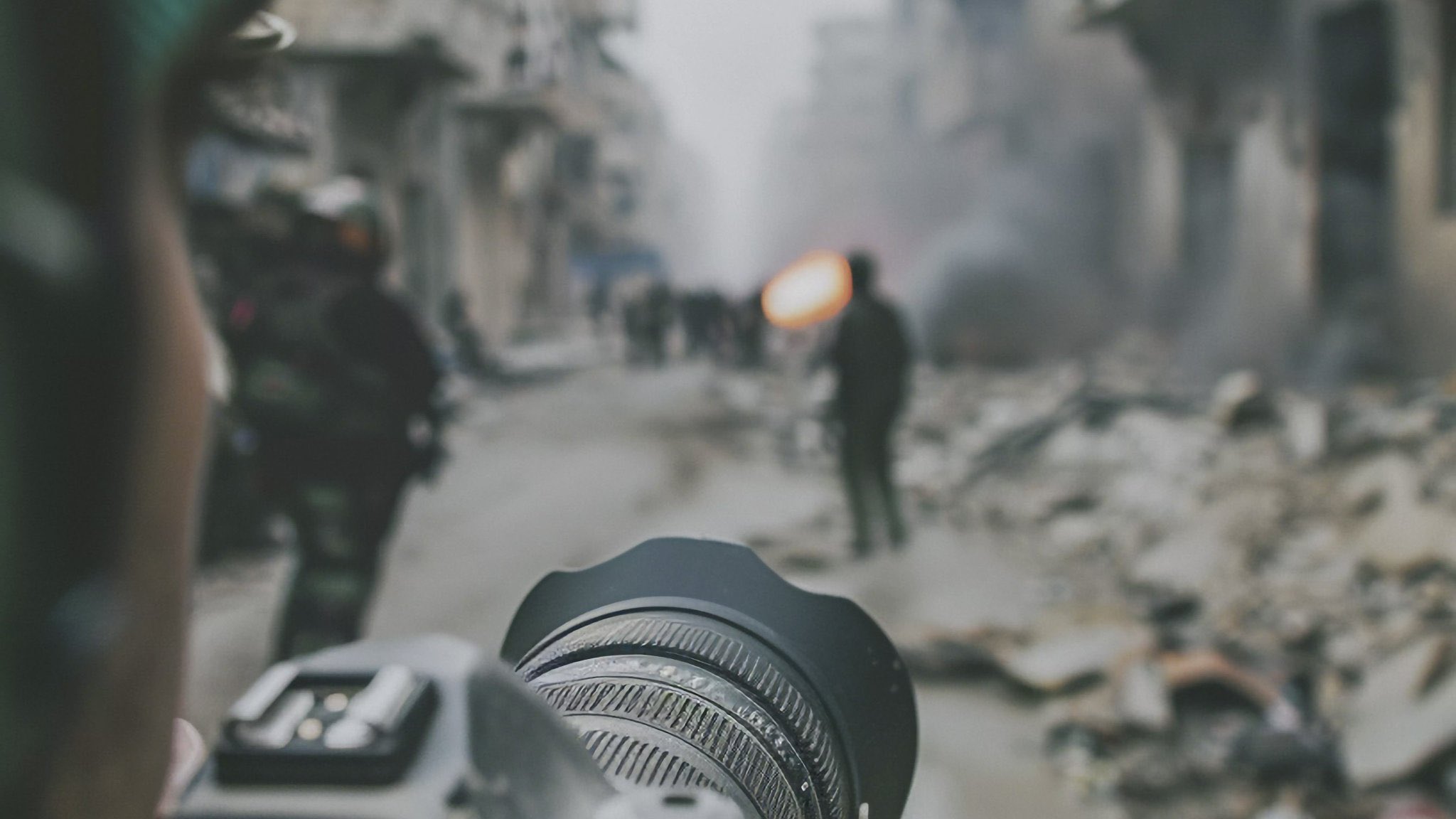 Gesture in honor of journalists killed in Ukraine