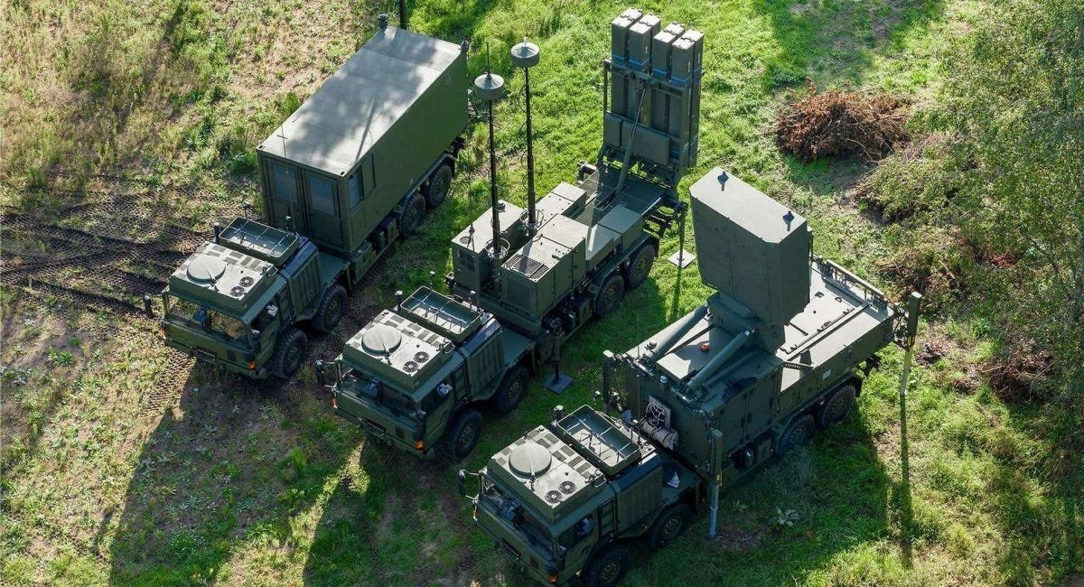 Russian missile strikes shot down by German IRIS-T