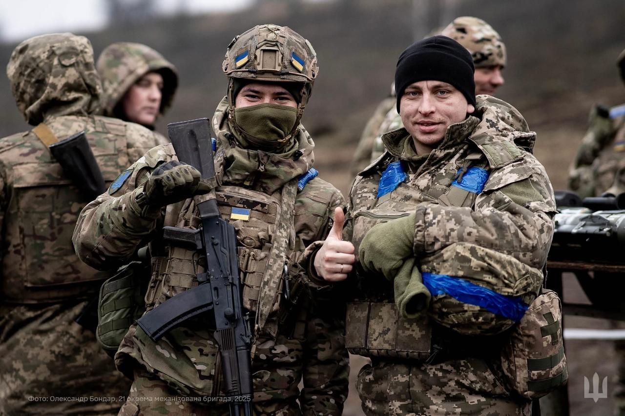Good morning from Ukraine! Wishing you a great day from the 21st Mechanized Brigade.