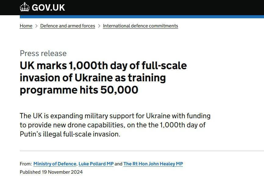London allocates over $9.5 million for drones to Ukraine