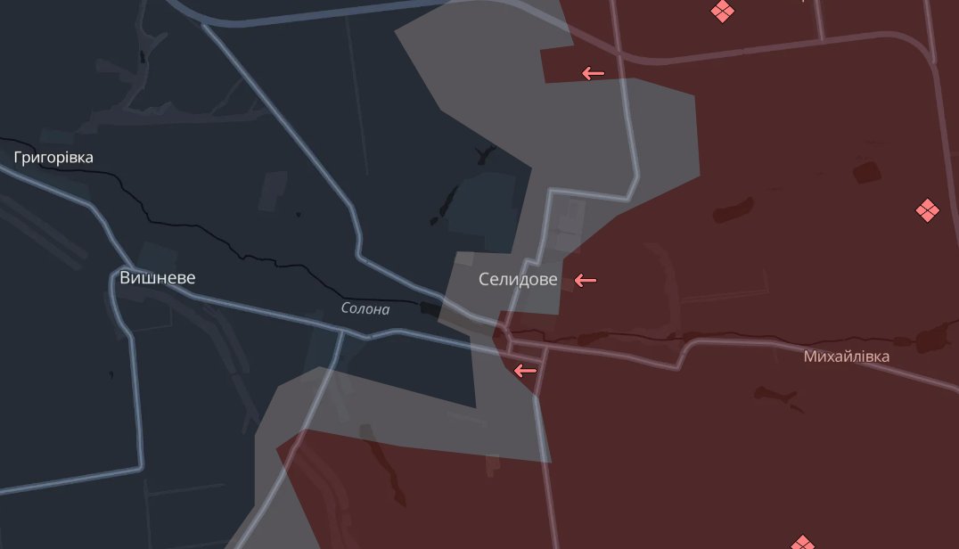 Russian Troops Advance in Selydove and Kostyantynivka