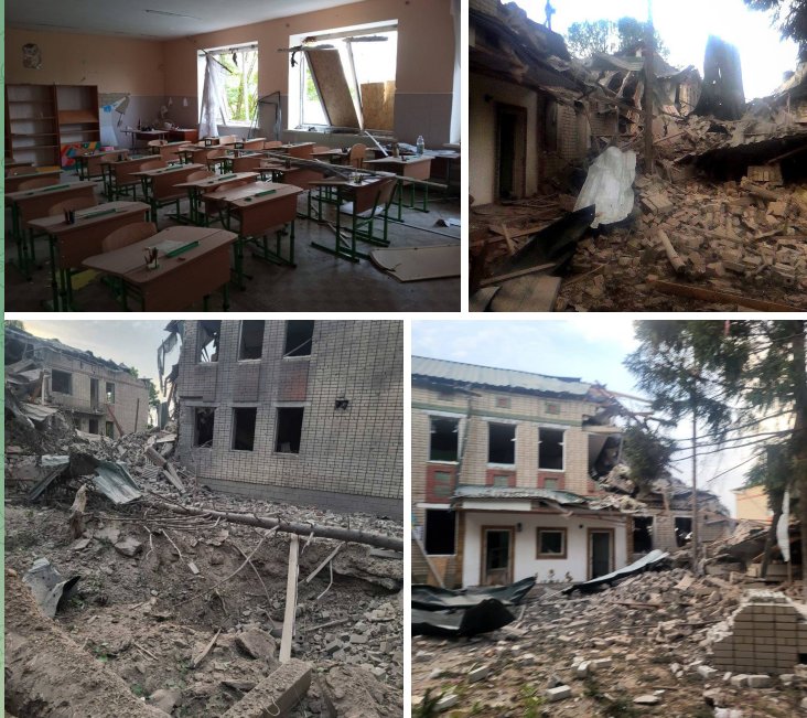 11 Guided Aerial Bombs Dropped on the Right Bank, Aftermath in Beryslav/Veletenskyi