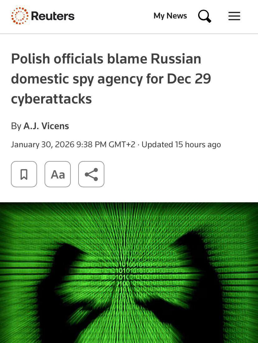 Poland: FSB suspected in cyberattacks on energy infrastructure