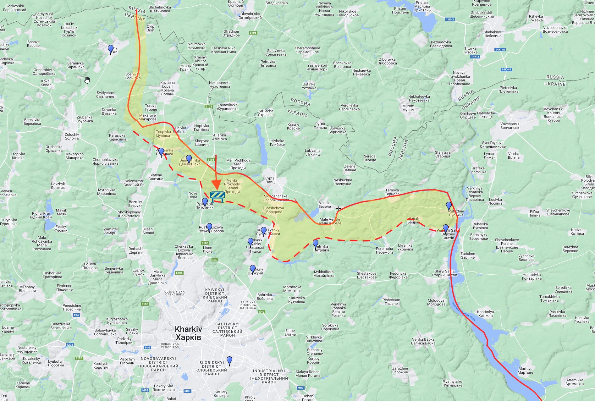 Northern Kharkiv: daily Russian attack fails in Pytomnyk area