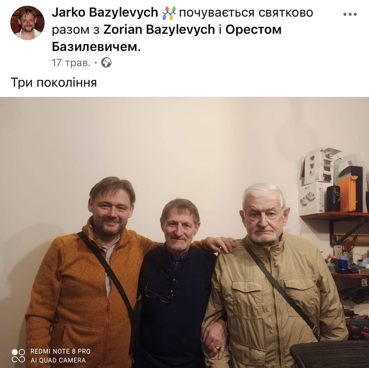 Father who lost family in Lviv is descendant of Ivan Franko