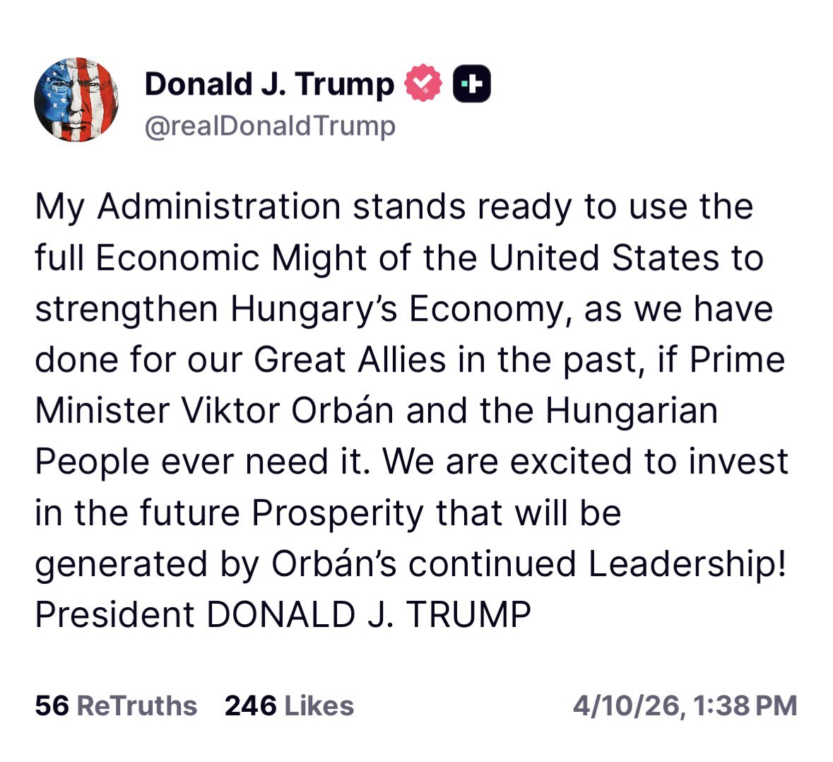 Why Orbán Matters More to Trump Than All Americans