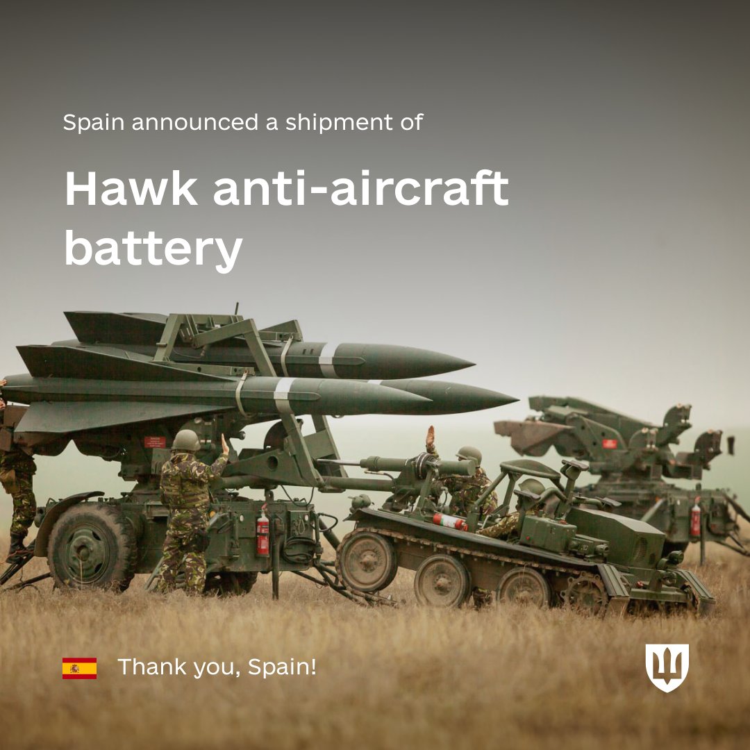 Spain to supply new HAWK system to Ukraine