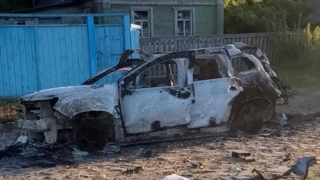 Russia attacks police car with drone in Sumy region