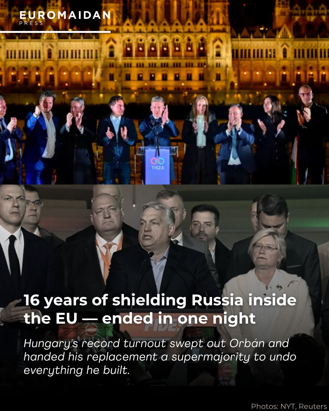 Orbán Ousted After 16 Years as Magyar Wins Supermajority