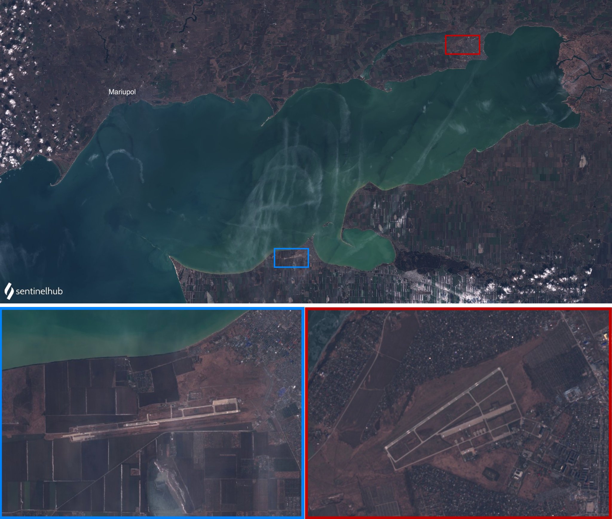 Contrails near Russian air bases spotted on satellite imagery