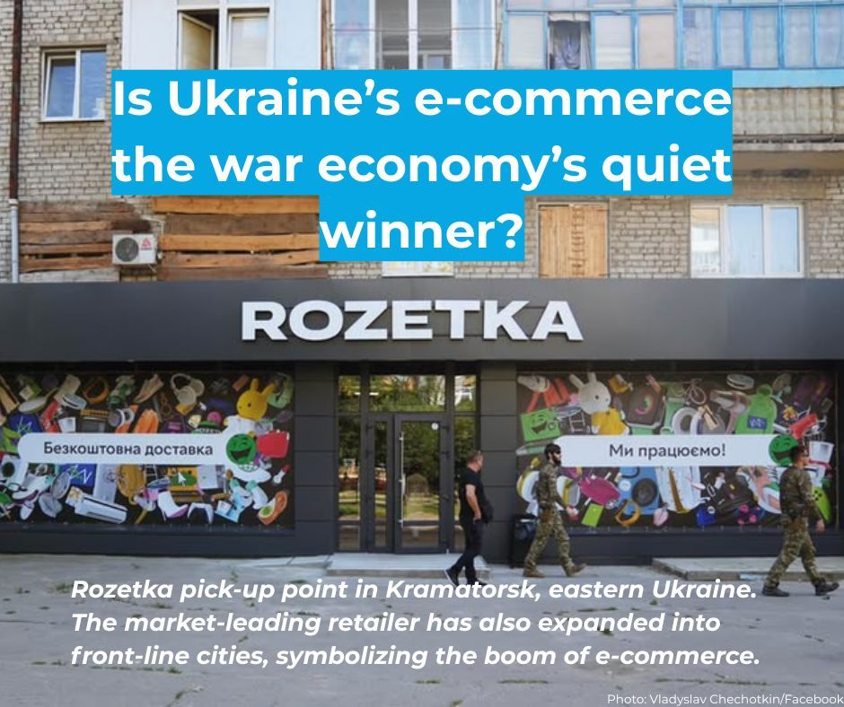 E-commerce prospère dans l’économie de guerre ukrainienne