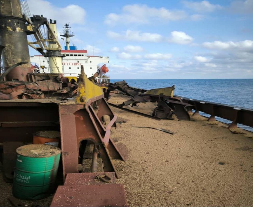Russian missile strikes civilian ship in Black Sea