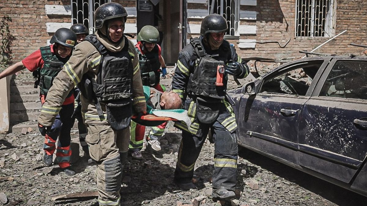 Russia struck a tuberculosis dispensary in Kharkiv