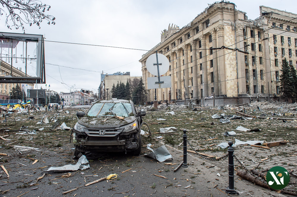 Ukrainian forces push Russians back from Kharkiv
