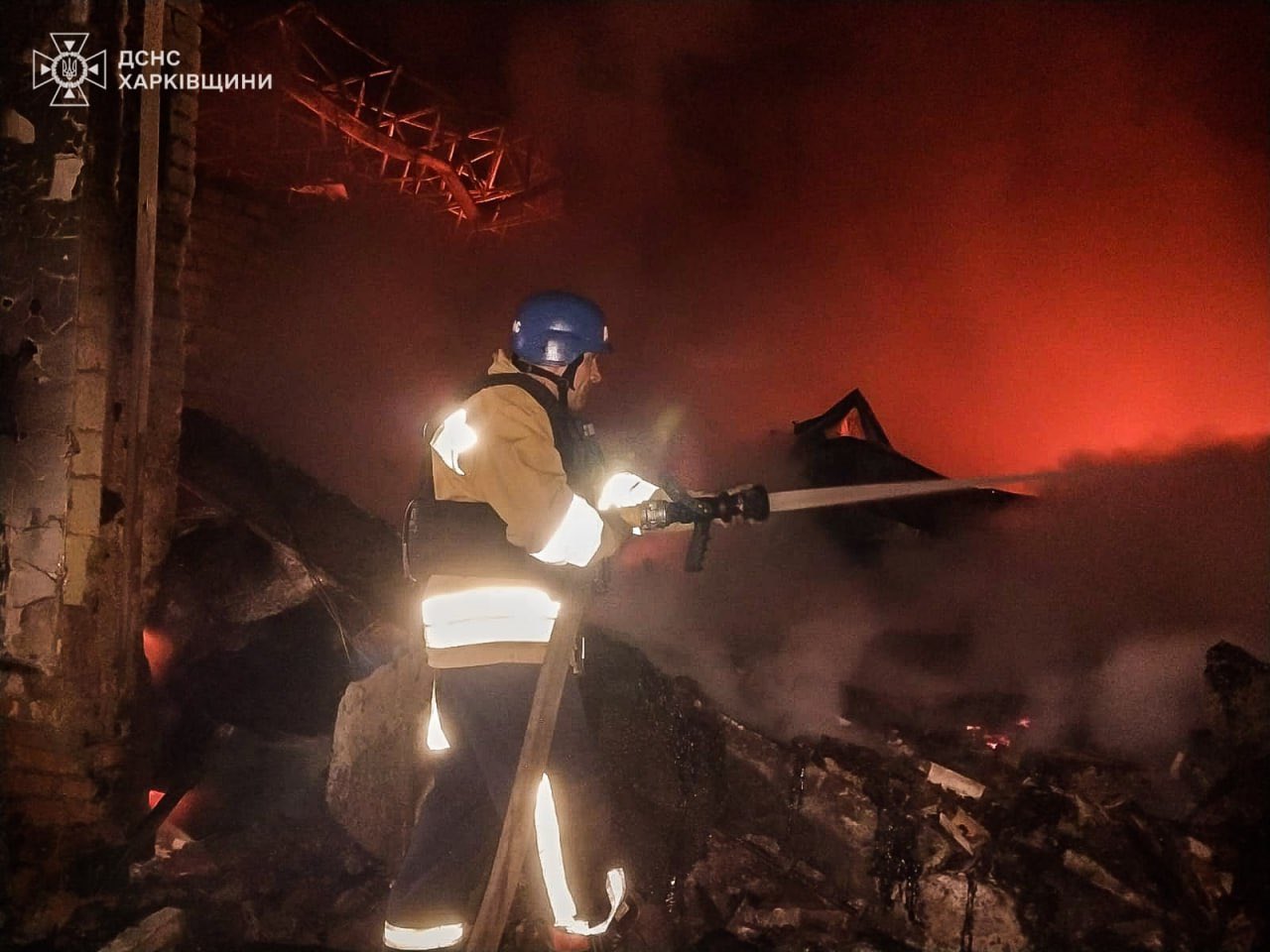 Russian strikes damage residential areas in Kharkiv region