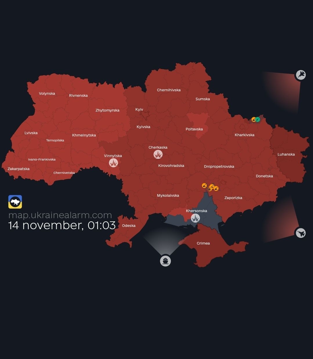 Russian missile and drone strike on Kyiv