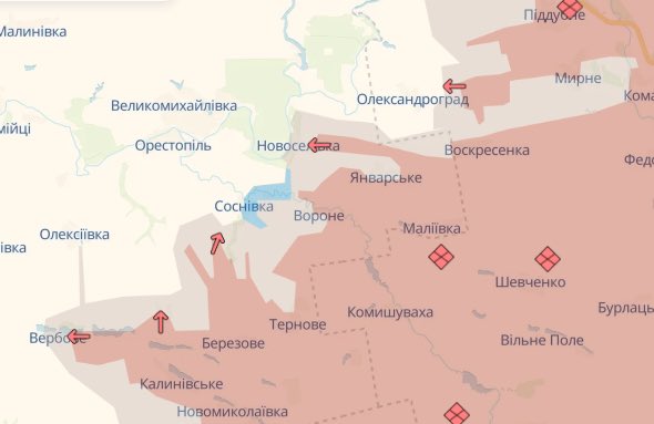 Russia occupies 1 settlement in Dnipropetrovsk, advances in Donetsk and Zaporizhzhia