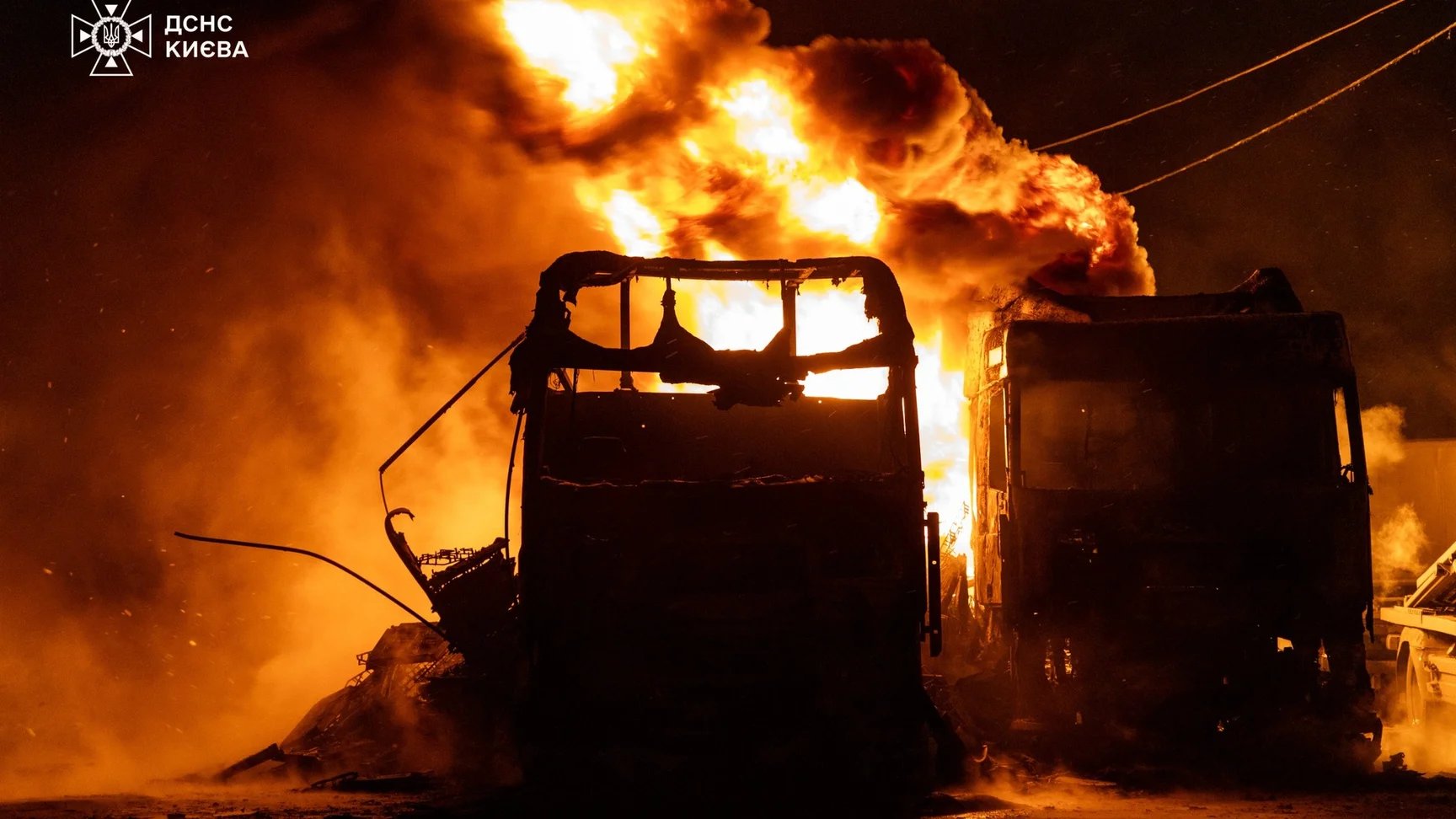 Russian drones attack Kyiv overnight, killing one and injuring four