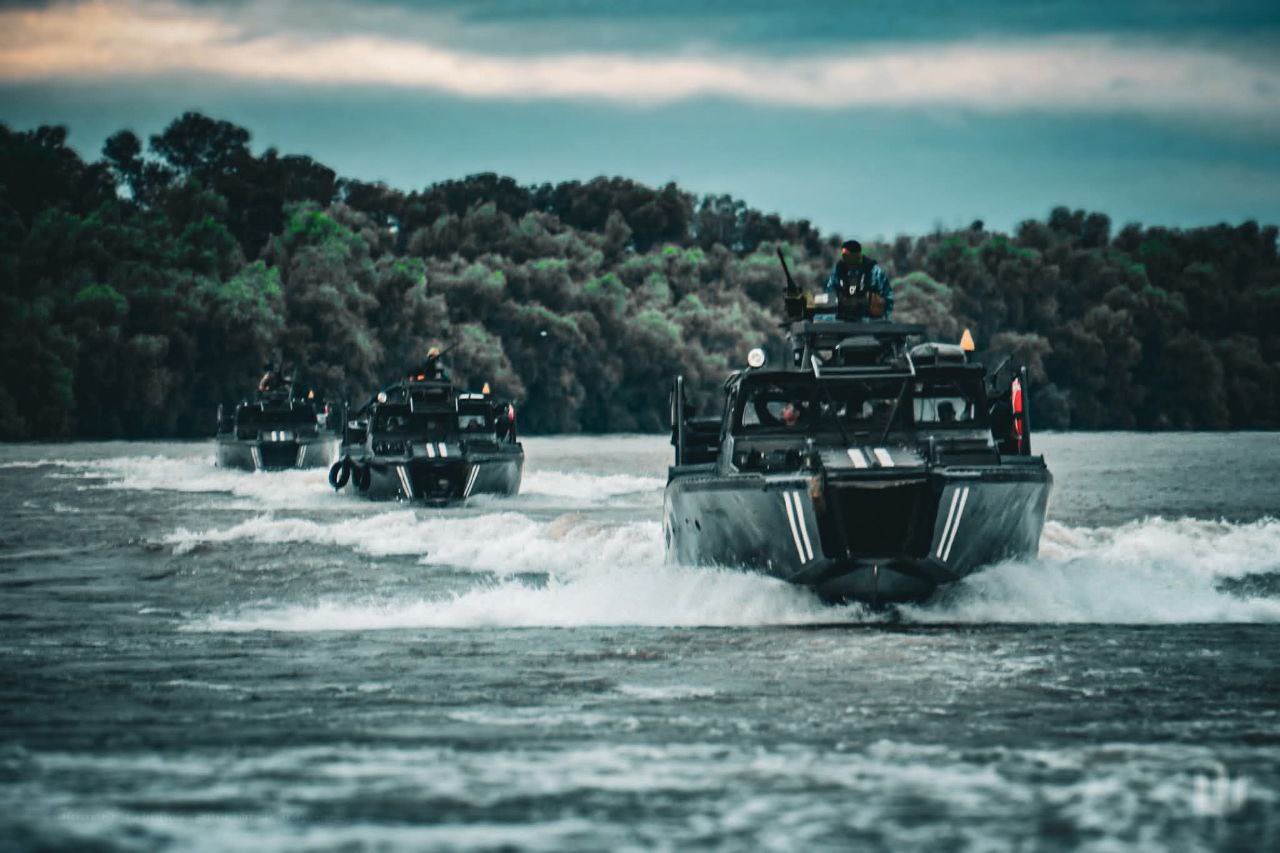 Training of Ukraine’s 30th Marine Corps on Swedish boats