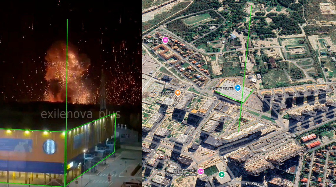 Novorossiysk strike targets military unit, possibly ammo depot