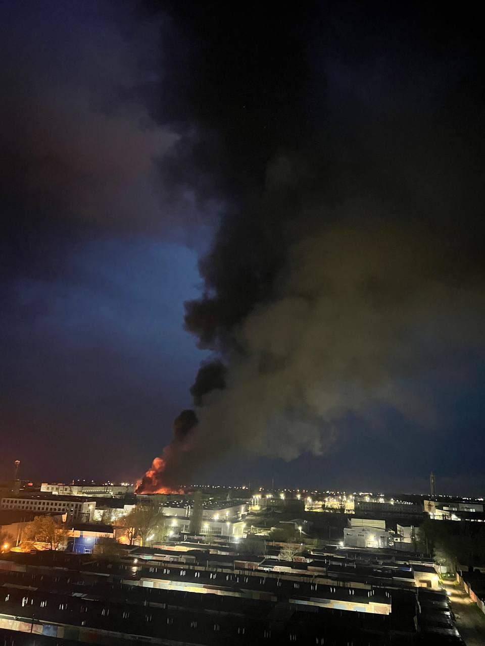 Missile strike on Atlant Aero plant in Taganrog tonight