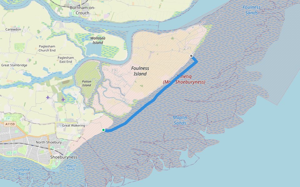 Deadly route across mined firing range