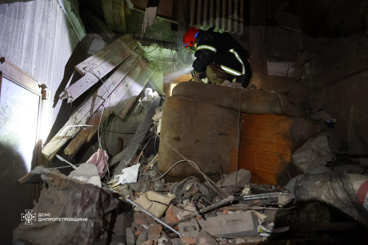 Rescue work completed in Dnipro after building collapse